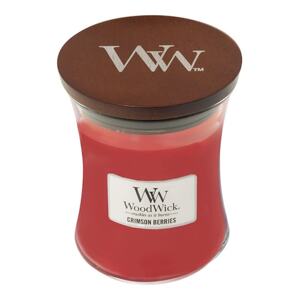 WOOD WICK - Vonná svíčka střední Crimson Berries