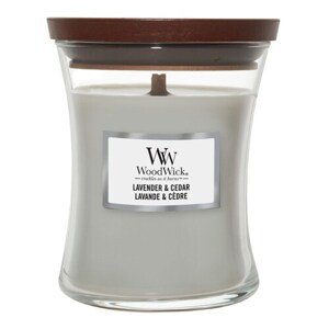 WOOD WICK - Vonná svíčka střední Lavender & Cedar