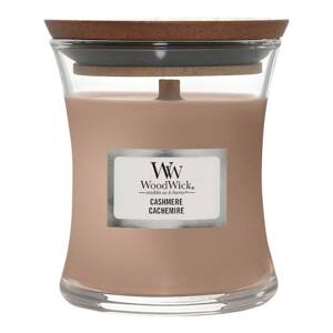 WOOD WICK - Malá vonná svíčka Cashmere