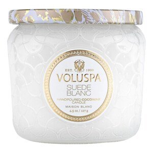 VOLUSPA - Maison Blanc Suede Blanc Petite Jar Candle - Svíčka