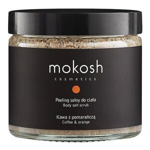 MOKOSH - Salt Scrub - Solný peeling s kávou a pomerančem