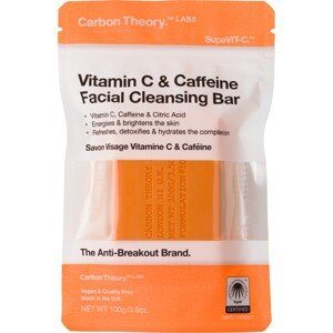 Carbon Theory Čisticí pleťové mýdlo Vitamin C & Caffeine (Facial Cleansing Bar) 100 g