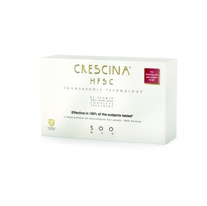 Crescina Péče na podporu růstu vlasů a proti vypadávání vlasů pro muže Transdermic stupeň 500 (střední fáze) 20 x 3,5 ml