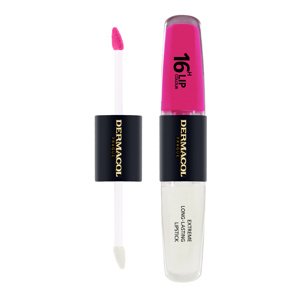 Dermacol Dlouhotrvající dvoufázová barva na rty a lesk 16H Lip Colour (Extreme Long-Lasting Lipstick) 4 + 4 ml 1