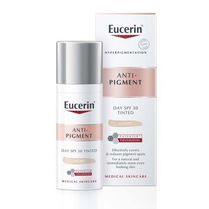 Eucerin Denní tónovaný krém SPF 30 Antipigment (Tinted Cream) 50 ml Light