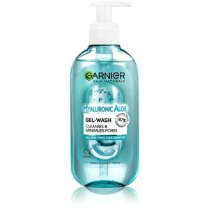 Garnier Čisticí gel pro všechny typy pleti Hyaluronic Aloe Gel Wash 200 ml
