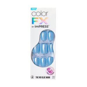 KISS Nalepovací nehty ImPRESS Color FX - Meta 30 ks