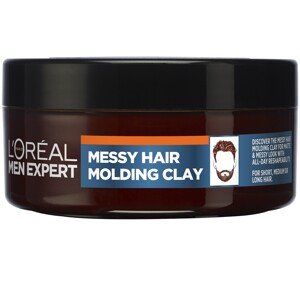 L´Oréal Paris Stylingová hlína na vlasy Men Expert (Messy Hair Molding Clay) 75 ml