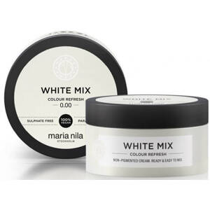 Maria Nila Vyživující maska bez barevných pigmentů k dotvoření pastelových odstínů White (Colour Refresh Mask) 100 ml