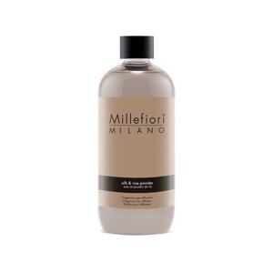 Millefiori Milano Náhradní náplň do aroma difuzéru Natural Hedvábí & rýžový prášek 500 ml