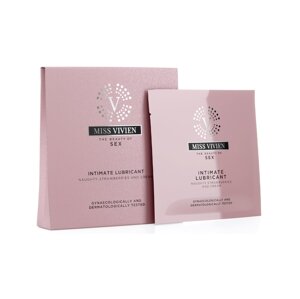 Miss Vivien Jednorázový lubrikační gel Strawbery & Cream (Intimate Lubricant) 3 x 6 ml