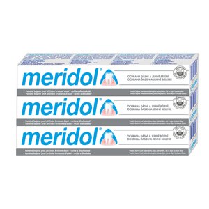 Meridol Zubní pasta s bělicím účinkem (Gentle White) tripack 3 x 75 ml