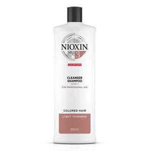 Nioxin Čisticí šampon pro jemné barvené mírně řídnoucí vlasy System 3 (Shampoo Cleanser System 3) 1000 ml