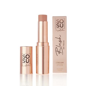 SOSU Cosmetics Tvářenka v tyčince Glow On the Go (Blush) 7 g Pink