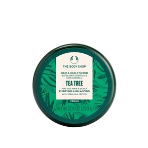 The Body Shop Čisticí a vyrovnávající peeling pro mastné vlasy a pokožku hlavy Tea Tree Purifying & Balancing (Hair & Scalp Scrub) 240 ml
