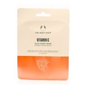 The Body Shop Rozjasňující hydratační pleťová maska Vitamin C (Glow Sheet Mask) 18 ml