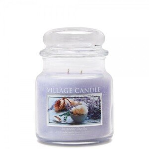 Village Candle Vonná svíčka ve skle Levandule & Vanilka (Lavender Vanilla) 396 g