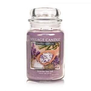 Village Candle Vonná svíčka ve skle Levandule s mořskou solí (Lavender Sea Salt) 602 g