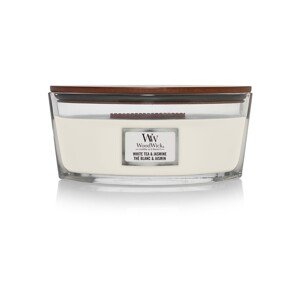 WoodWick Vonná svíčka loď White Tea & Jasmine 453,6 g