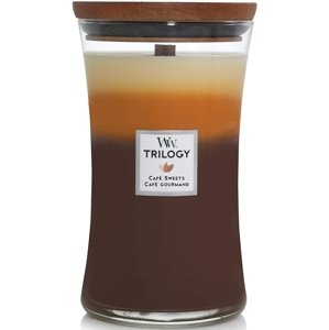 WoodWick Vonná svíčka váza Trilogy Cafe Sweets 609,5 g