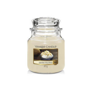 Yankee Candle Vonná svíčka Classic střední Coconut Rice Cream 411 g
