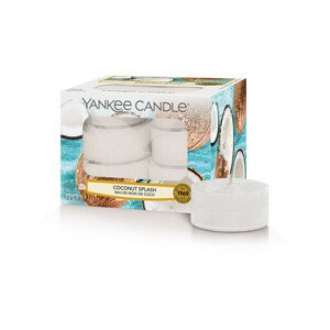 Yankee Candle Aromatické čajové svíčky Coconut Splash 12 x 9,8 g