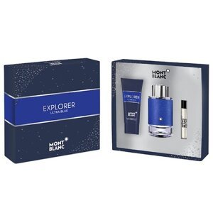 Montblanc Explorer Ultra Blue - EDP 100 ml + sprchový gel 100 ml + EDP 7,5 ml