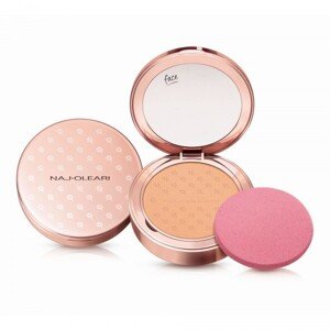 Naj-Oleari Silk feel Powder Foundation kompaktní pudr a make-up 2v1 - 02 peach 9,5g