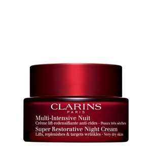 Clarins Super Restorative Night Cream Very Dry Skin noční krém proti stárnutí pro velmi suchou a zralou pleť 50 ml